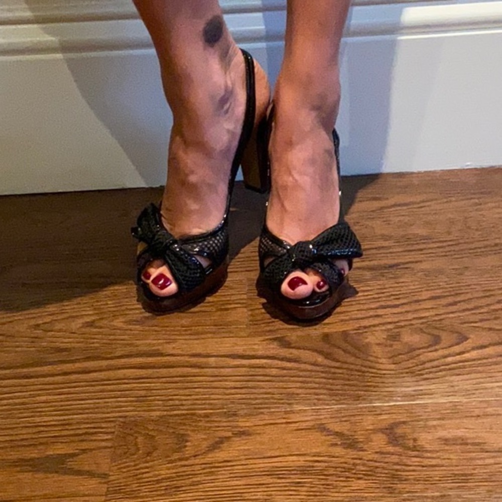 Valentino mesh heels